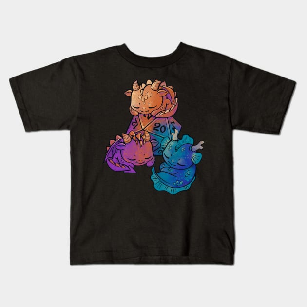 Little sleeping Dragons! Kids T-Shirt by rikolaa